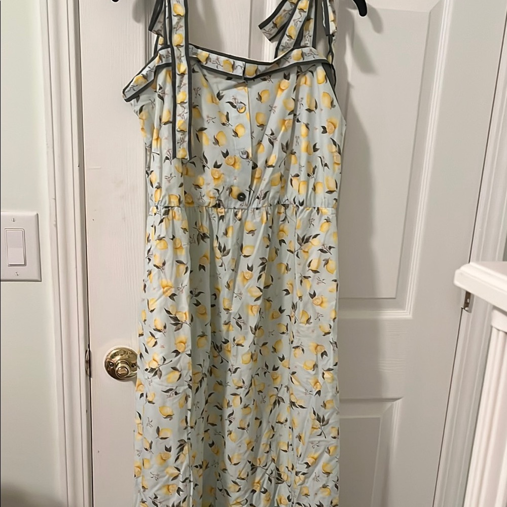 Lemon Print Sundress